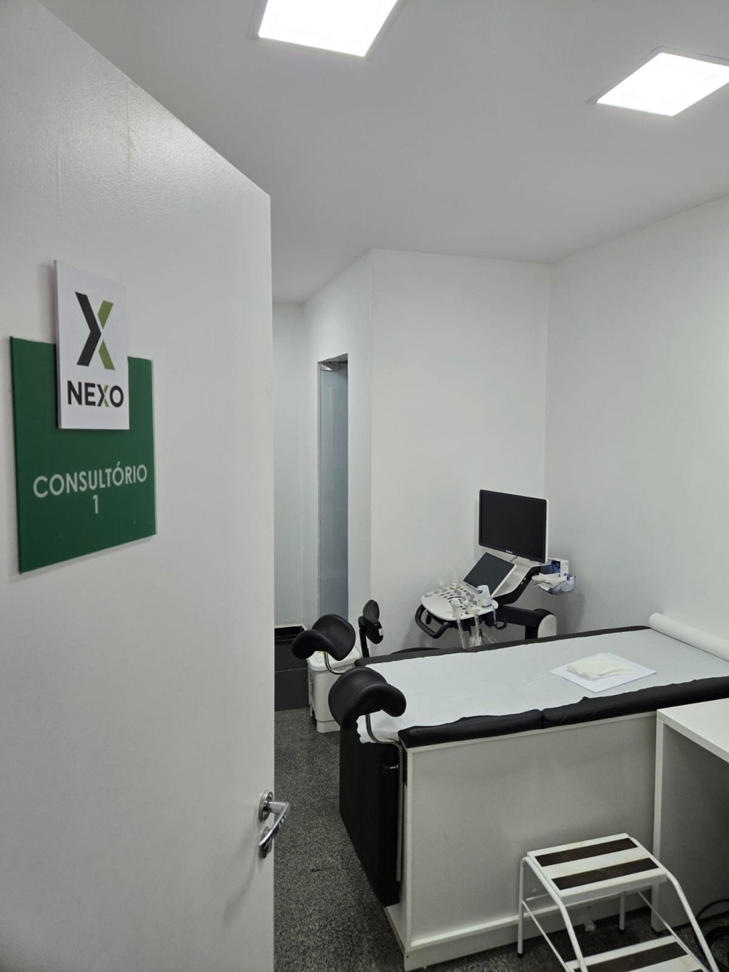 Consultório de ultrassom do Centro Médico Nexo